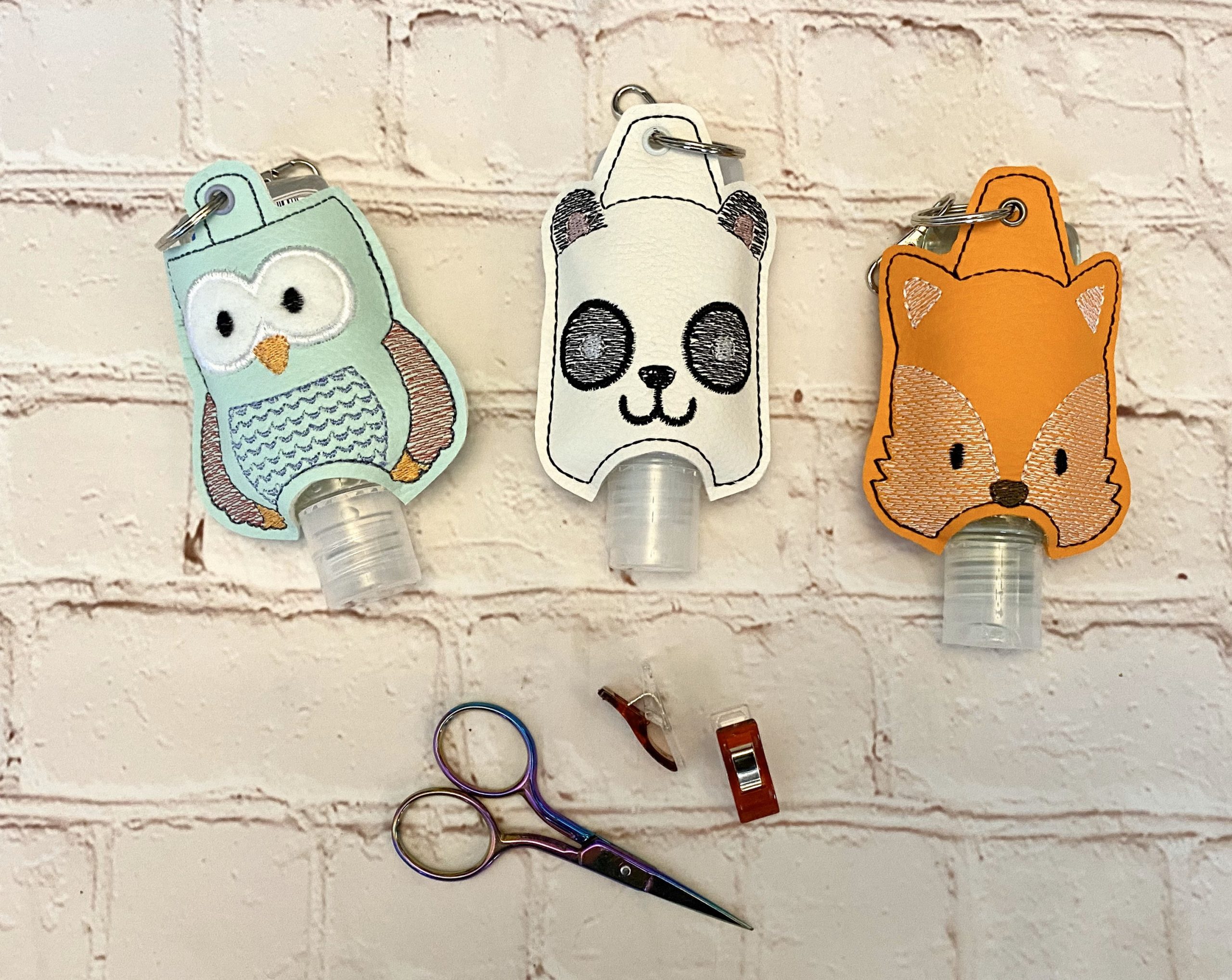 Fox hand sanitiser holder, hand sanitizer holder, Alcohol gel cover, quirky gift, Stocking Filler, Christmas Gift, alcohol gel case - Image 3