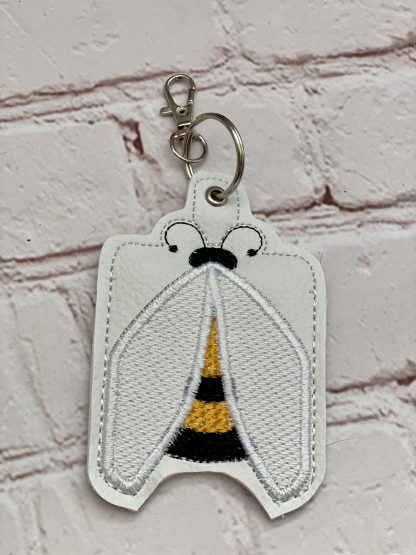 Bumble Bee hand sanitiser holder UK, Bee gift, Back to school, Hand sanitiser with clip, Stocking filler, Christmas, Hand sanitiser holder for lanyard - Image 5