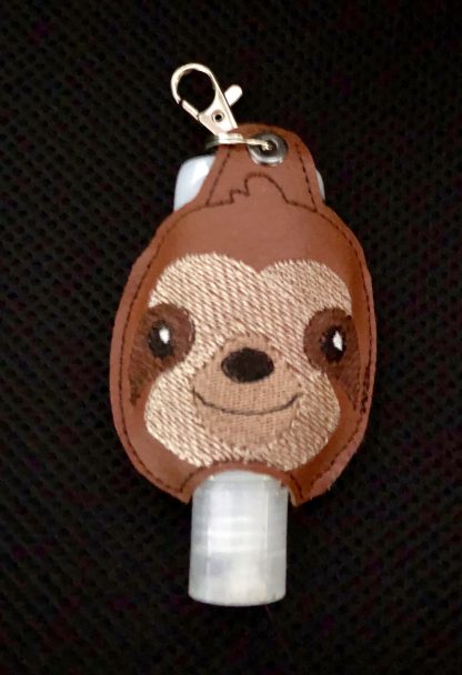 Sloth hand sanitiser holder, Alcohol gel cover, quirky gift, nurse gift, handmade hand sanitiser cover, alcohol gel holder, Sloth Gift - Image 2