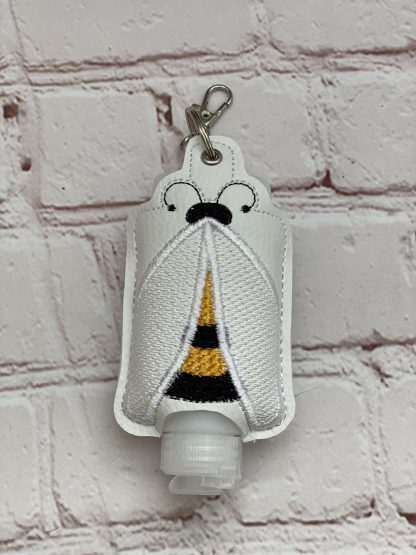 Bumble Bee hand sanitiser holder UK, Bee gift, Back to school, Hand sanitiser with clip, Stocking filler, Christmas, Hand sanitiser holder for lanyard - Image 3