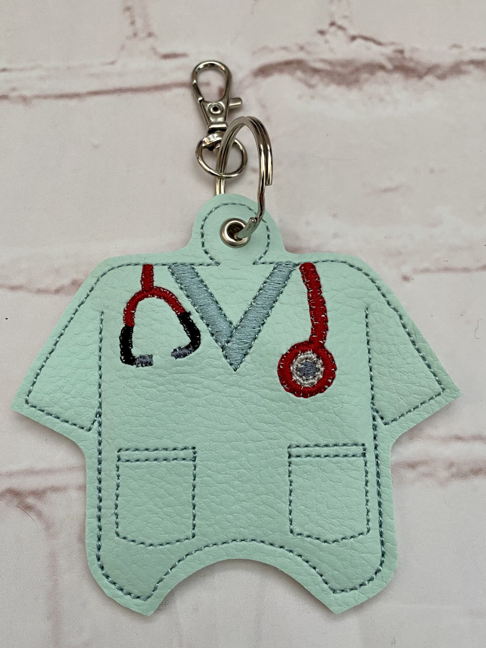 Careworker Hand Sanitiser Holder, Careworker Gift, Gift for Doctor, Scrubs, Useful Gift, Hand sanitiser case, thoughtful gift, Gift for NHS, Vegan - Image 2