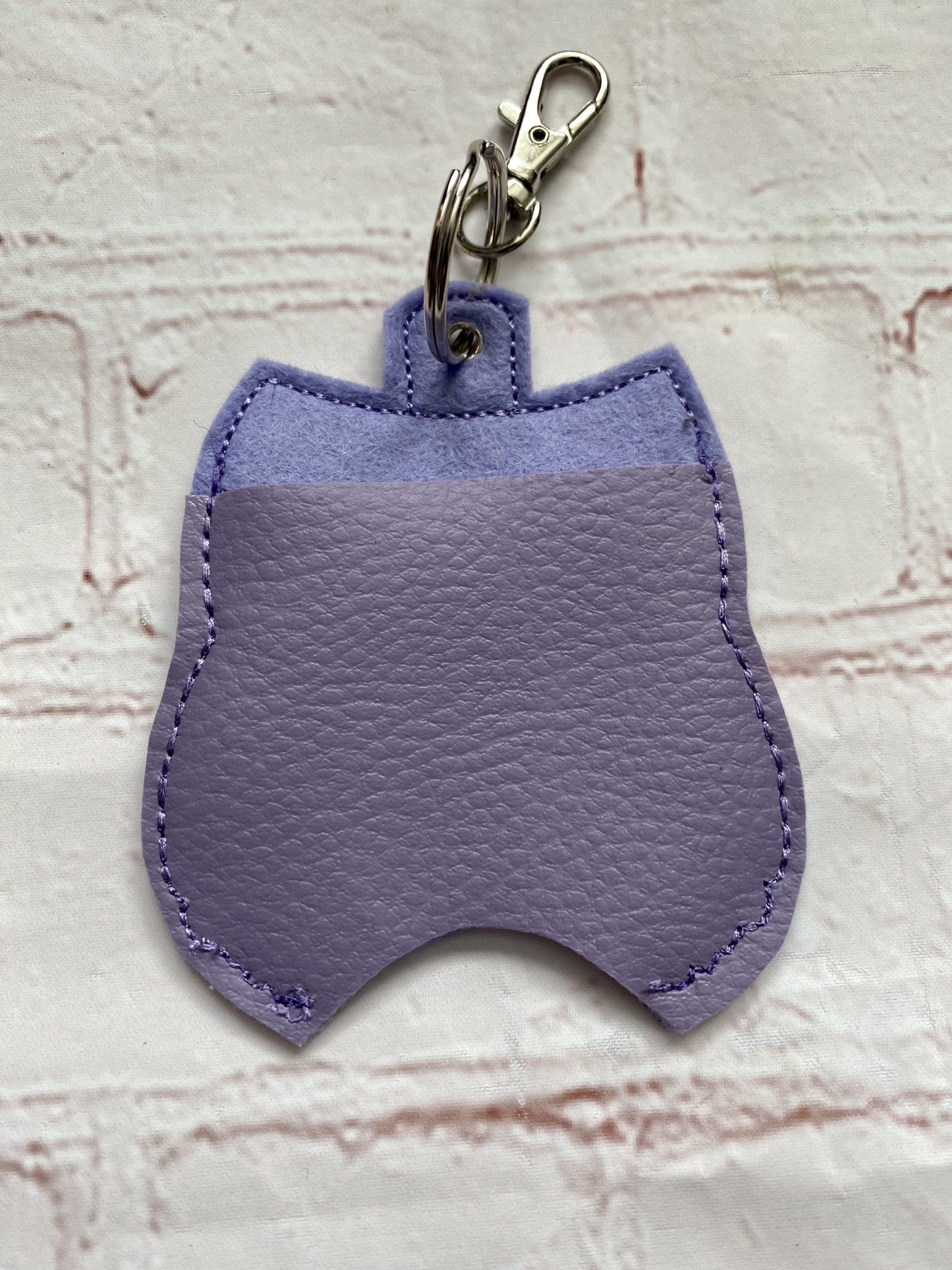 Purple Owl hand sanitiser holder, Alcohol gel cover, hand gel case, gift for teachers, Stocking Filler, Christmas Gift, Vegan, Owl Gift - Image 6