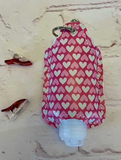 Valentines Heart Pattern Hand Sanitiser Case, Valentines Gift, Heart design hand sanitiser holder, Gift for Lovers, Teachers Gift, Thank You Gift, Quirky Gift - Image 5