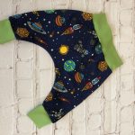 Baby Harem Trousers, Age 0-3 Months, Space Fabric - Image 4
